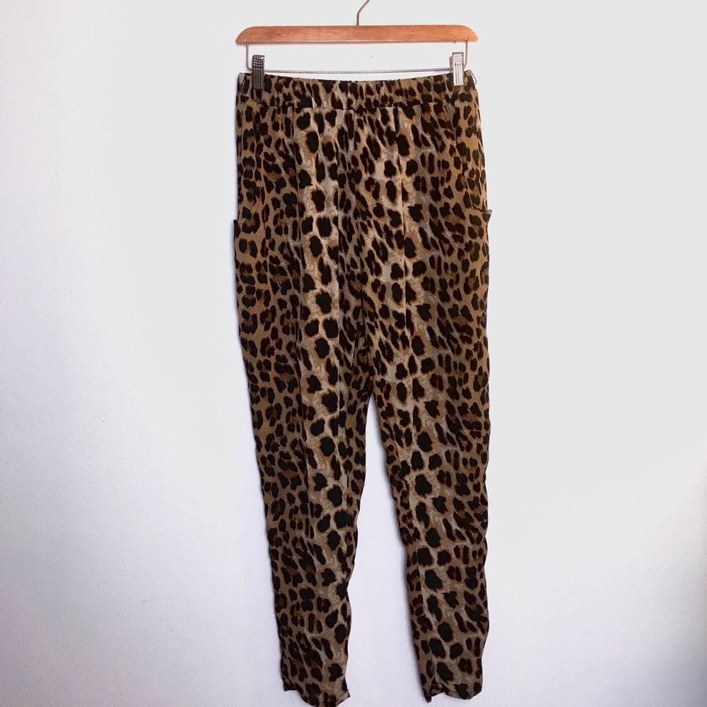 Printed Chiffon Pants